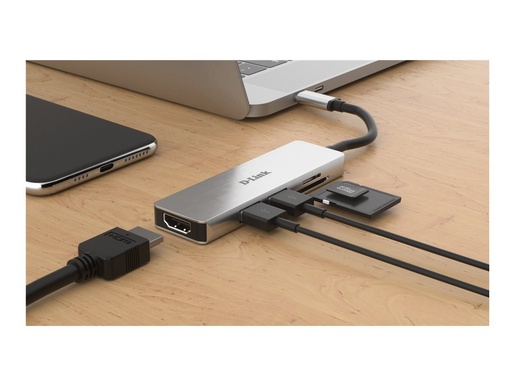 D-Link DUB-M530 USB-C hub 5u1, USB 3.0, HDMI
