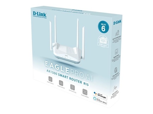 D-Link R15 Eagle Pro, Wi-Fi 6, AX1500 Smart router