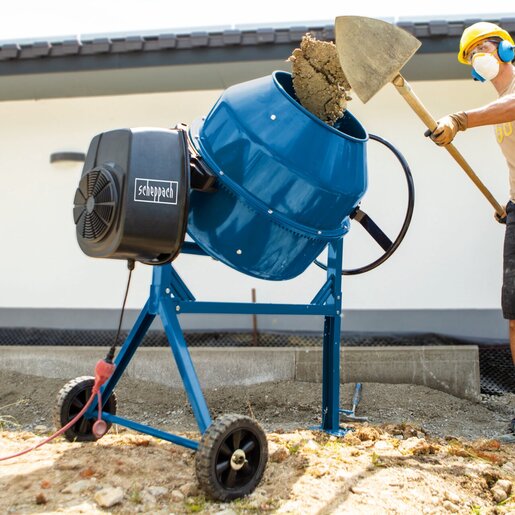 SCHEPPACH miješalica za beton MIX180, 800W, 230V, 50Hz, 180L