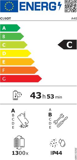 Cubot A40 4GB/256GB, ljubičasti, mobitel