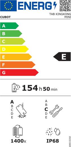 Cubot KingKong Mini 6GB/128GB LTE 8.68" , tablet