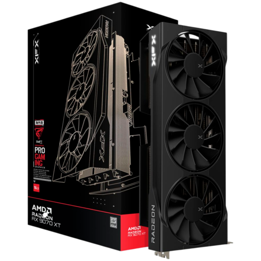 Grafička kartica XFX Swift AMD Radeon RX 9070XT Triple Fan 16GB GDDR6 256-bit HDMI 3x DP, RX-97TSWF3BC