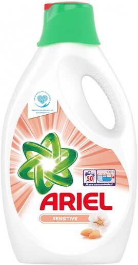Ariel tekući deterdžent Sensitive, 50 pranja, 2.75 l