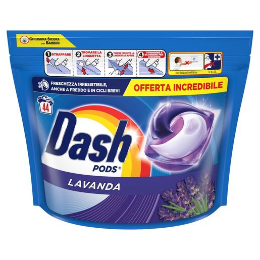 Dash gel kapsule Lavanda, 44 kom