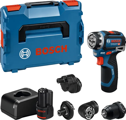 BOSCH Professional aku odvijač GSR 12V-32 FC, 2x2.0 Ah, GAL 12V-20, GFA 12-M, GFA 12-X, GFA 12-E, GFA 12-W, L-BOXX