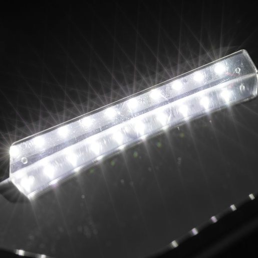 Fillikid ogledalo za auto s LED svjetlom, crno