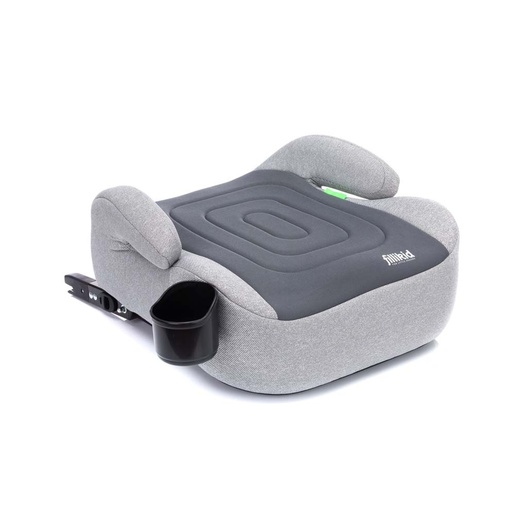 Fillikid Booster/sjedalo za auto (125-150 cm) s Isofix priključkom i držačem za čašu, siva