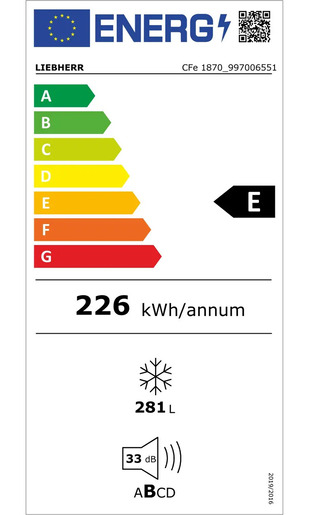 Liebherr zamrzivač CFe 1870 Pure