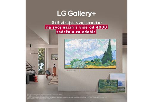 LG 83" OLED AI TV OLED83B53LA, 4K UHD, webOS Smart TV, Dolby Vision