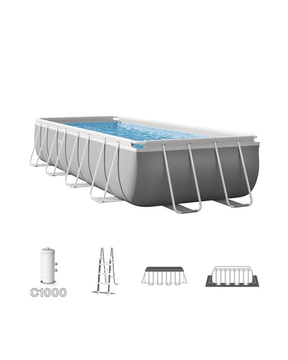 INTEX Prism Frame Pravokutni bazen set, 488x244x107 cm