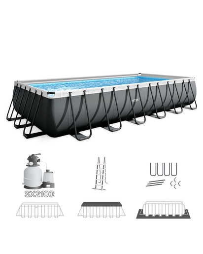 INTEX Ultra XTR pravokutni bazen set, 732x366x132 cm