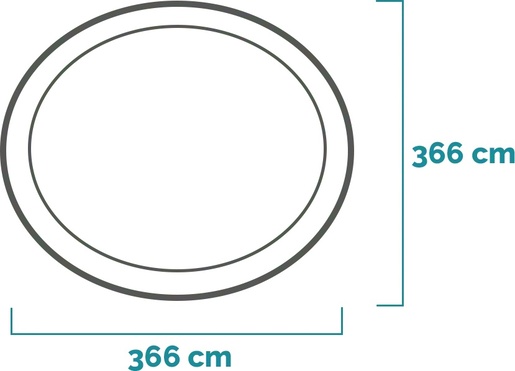 INTEX Easy Set bazen set, 366x76 cm