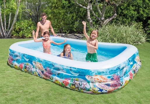 INTEX Sealife Swim Center bazen na napuhavanje, 305x183x56 cm