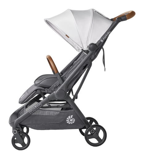 Ergobaby Metro 3 Deluxe kompaktna gradska kolica, Pearl Grey