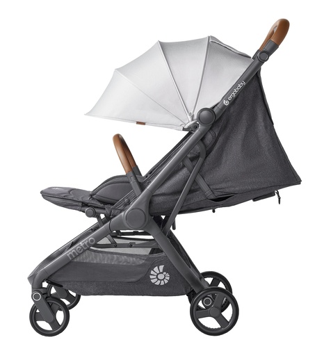 Ergobaby Metro 3 Deluxe kompaktna gradska kolica, Pearl Grey