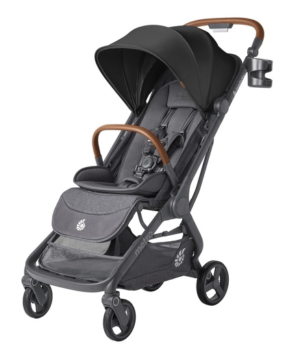 Ergobaby Metro 3 Deluxe kompaktna gradska kolica, Jet Black