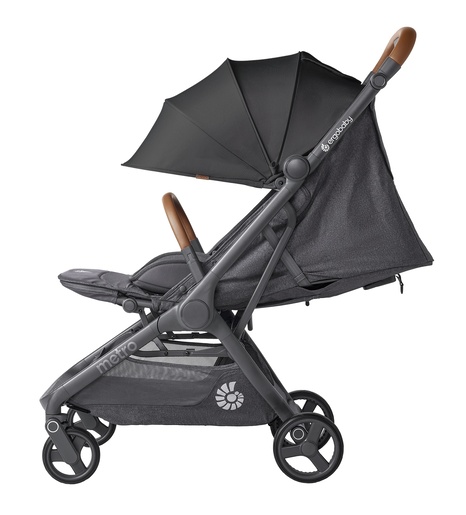Ergobaby Metro 3 Deluxe kompaktna gradska kolica, Jet Black
