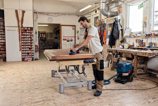 BOSCH Professional ekscentrična brusilica GEX 18V-150-3, solo alat , L-BOXX