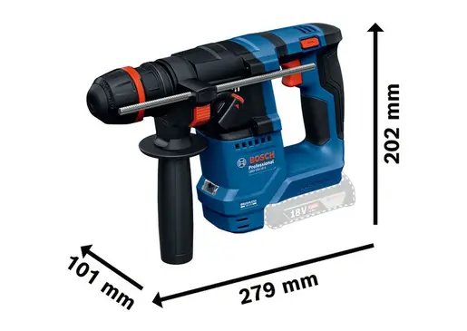 BOSCH Professional aku bušaći čekić GBH 18V-18 X, solo alat, karton
