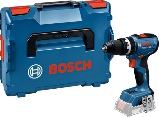 BOSCH Professional aku udarna bušilica-odvijač GSB 18V-65, solo alat, L-BOXX
