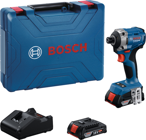 BOSCH Professional aku udarni odvijač GDR 18V-215, 2x2.0Ah, kovčeg