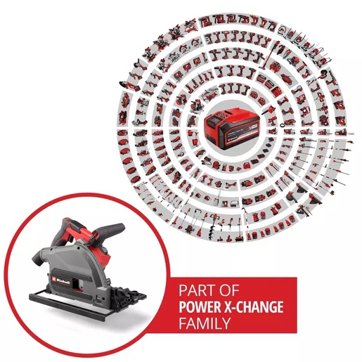 EINHELL akumulatorska uranjajuća kružna pila TP-PS 18/165 Li BL-Solo, 18V, Ø 165 mm