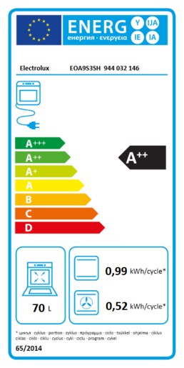 Electrolux pećnica EOA9S3SH