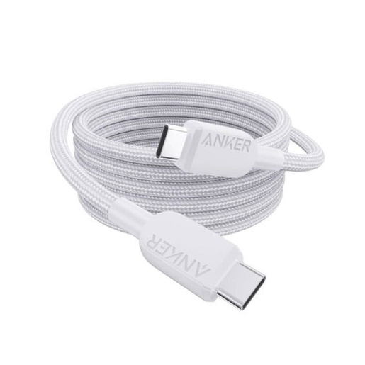 Anker 310 USB-C kabel, 240W, 0.18m, bijeli
