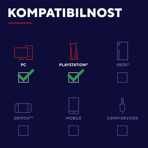 Trust GXT 490W Fayzo žičane gaming slušalice, bijele