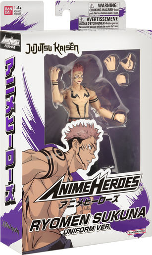 Jujutsu Kaisen AnimeHeroes Ryomen Sukuna Uniform Ver. figura 17cm 36988