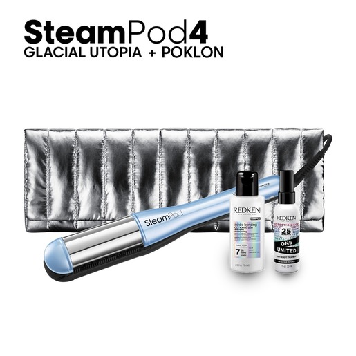 L'Oréal Professionnel  SteamPod 4.0 Glacial Utopia Limited Edition + POKLON Redken One United Elixir i Acidic Bonding Concentrate Shampoo