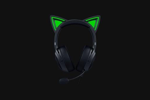 Razer Kraken Kitty V2, žične slušalice, on-ear, crne, RZ04-04730100-R3M1