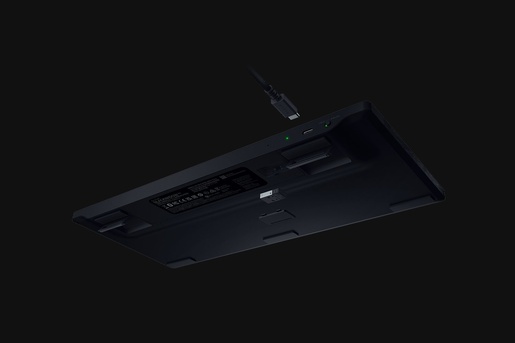 Razer BlackWidow V4 Low-Profile Tenkeyless HyperSpeed, US ANSI, bežična low-profile mehanička tipkovnica, veličina TKL, RZ03-05451000-R3W1