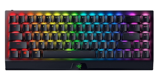 Razer BlackWidow V3 Mini HyperSpeed, Yellow switch, US ANSI, bežična mehanička tipkovnica, veličina 65%, RZ03-03891900-R3M1