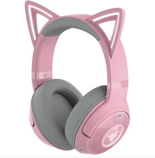 Razer Kraken Kitty V2 BT, bežične slušalice, on-ear, Quartz Edition, RZ04-04860100-R3M1