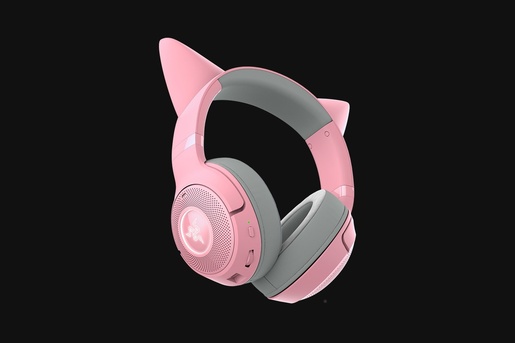 Razer Kraken Kitty V2 BT, bežične slušalice, on-ear, Quartz Edition, RZ04-04860100-R3M1
