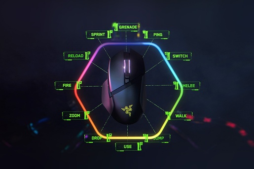 Razer Basilisk V3 Pro 35K bežični ergonomski optički miš, 35000 DPI, crni, RZ01-05240100-R3G1