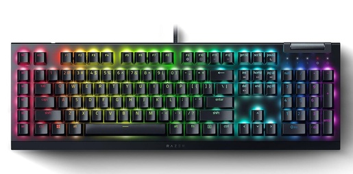 Razer BlackWidow V4 X, Green switch, UK ISO, žična mehanička tipkovnica, puna veličina, RZ03-04700300-R3W1