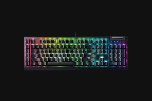 Razer BlackWidow V4 X, Green switch, UK ISO, žična mehanička tipkovnica, puna veličina, RZ03-04700300-R3W1