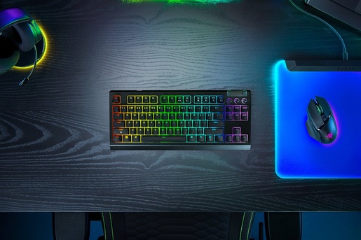 Razer BlackWidow V4 Tenkeyless HyperSpeed, Orange switch, UK ISO, bežična mehanička tipkovnica, veličina TKL, RZ03-05480300-R3W1