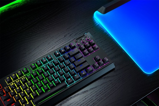 Razer BlackWidow V4 Tenkeyless HyperSpeed, Orange switch, UK ISO, bežična mehanička tipkovnica, veličina TKL, RZ03-05480300-R3W1
