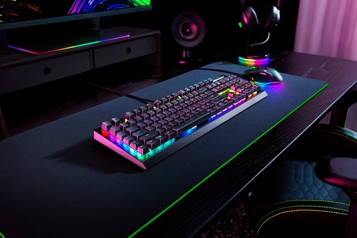Razer BlackWidow V4 X, Green switch, US ANSI, žična mehanička tipkovnica, puna veličina, RZ03-04700100-R3M1
