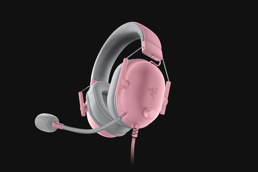 Razer BlackShark V2 X, žične slušalice, on-ear, Quartz Pink, RZ04-03240800-R3M1