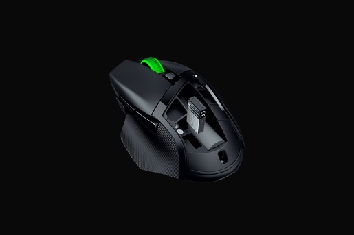 Razer Basilisk V3 X HyperSpeed bežični ergonomski optički miš, 26000 DPI, crni, RZ01-04870100-R3G1
