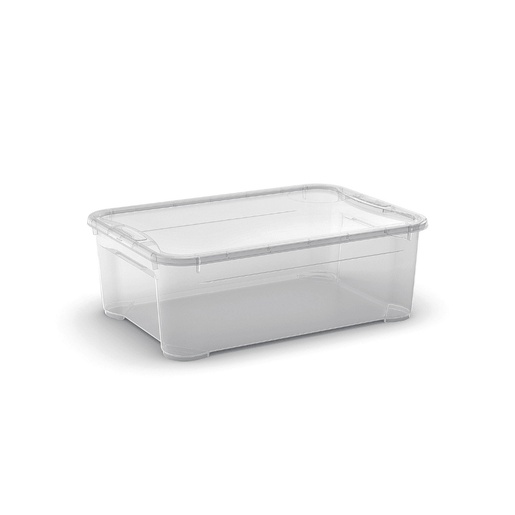 CURVER kutija za spremanje s poklopcem, T Box, 32 L, 39 x 55,5 x 19 cm, Transparent boja
