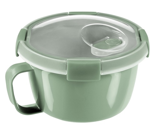 CURVER lončić za snack, Eco Lunch To Go, 0,9 L, Ø 17 x 11 cm, Zelena boja