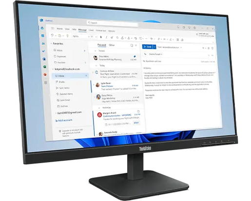 Lenovo 24" monitor ThinkVision S24-4e, 64B5KAT1EU, IPS Full HD, 100Hz, 4ms, HDMI, VGA