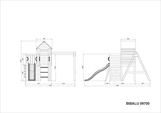 Fungoo drveno dječje igralište BIBALU set