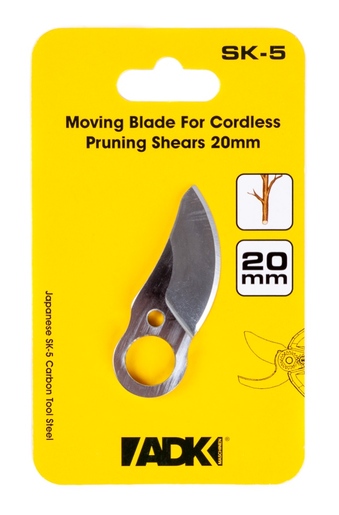 ADK gornji nož za akumulatorske škare za obrezivanje 20 mm SK5