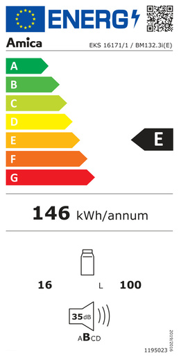 Amica hladnjak BM132.3i(E)